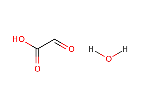 Molecular Structure of 6000-59-5 (glyoxylic acid hydrate)