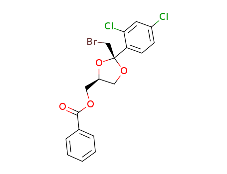 cis-2-(Bromomethyl)-2-(2,4-dichlorophenyl)-1,3-dioxolane-4-ylmethyl benzoate(61397-56-6)