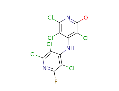 (2,3,5-trichloro-6-fluoro-pyridin-4-yl)-(2,3,5-trichloro-6-methoxy-pyridin-4-yl)-amine