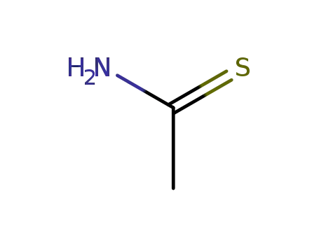 Molecular Structure of 62-55-5 (Thioacetamide)