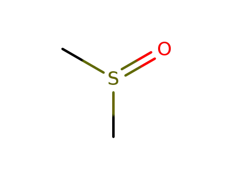 Molecular Structure of 67-68-5 (Dimethyl sulfoxide)