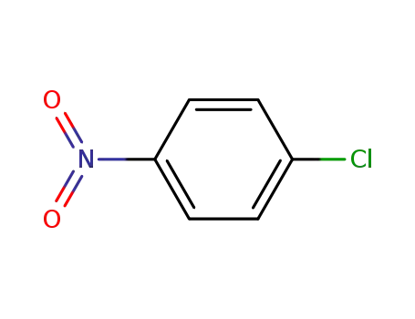 Molecular Structure of 100-00-5 (4-Chloronitrobenzene)