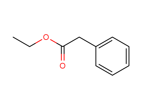 101-97-3,Ethyl phenylacetate,Ethyl phenacetate;Benzeneacetic acid, ethyl ester;FEMA No. 2452;Phenylacetic acid, ethyl ester;Phenyl-acetic acid, ethyl ester;Acetic acid, phenyl-, ethyl ester;Ethyl .alpha.-toluate;alpha-Toluic acid, ethyl ester;Ethyl benzeneacetate;ethyl 2-phenylacetate;Ethyl alpha-toluate;Ethyl formalimidate hydrochloride;Ethyl 2-phenylethanoate;.alpha.-Toluic acid, ethyl ester;EthylPhenylacetate;Ethyl phenylacetate    |;