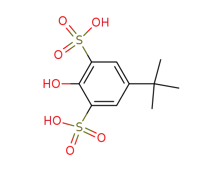 4-t-butylphenol-2,6-disulphonic acid