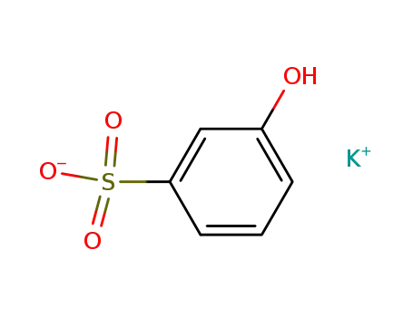 Molecular Structure of 30668-79-2 (Benzenesulfonic acid, 3-hydroxy-, potassium salt (1:1))