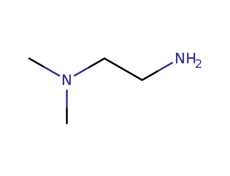 Molecular Structure of 108-00-9 (N,N-Dimethylethylenediamine)