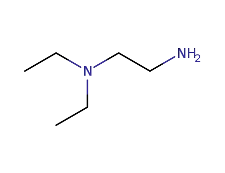 Molecular Structure of 100-36-7 (N,N-Diethylethylenediamine)
