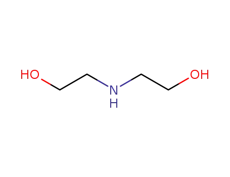Molecular Structure of 111-42-2 (Diethanolamine)
