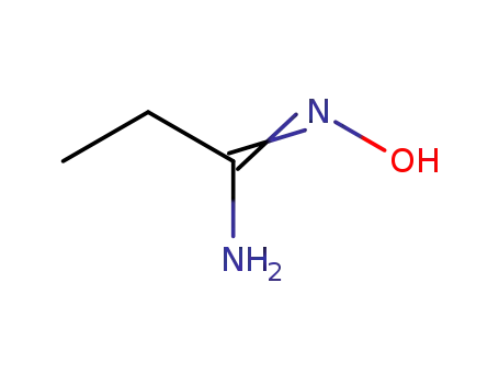 Molecular Structure of 29335-36-2 (N-HYDROXYPROPIONAMIDINE)