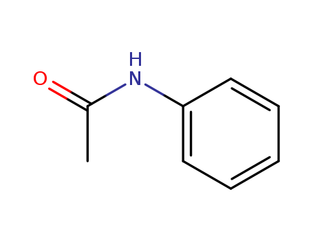 103-84-4,Acetanilide,Acetanilide;Acetanilide(8CI);Acetamidobenzene;Acetanil;Acetylaniline;Antifebrin;Benzenamine, N-acetyl-;N-Acetylaminobenzene;N-Acetylaniline;N-Phenylacetamide;NSC 203231;NSC 7636;Phenalgene;Phenalgin;Antifebrin;acetamide, N-phenyl-;N-Acetylaniline;N-Phenylacetamid;N-phenylacetamide;N-Phénylacétamide;