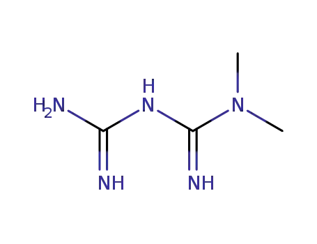 Molecular Structure of 657-24-9 (Metformin)