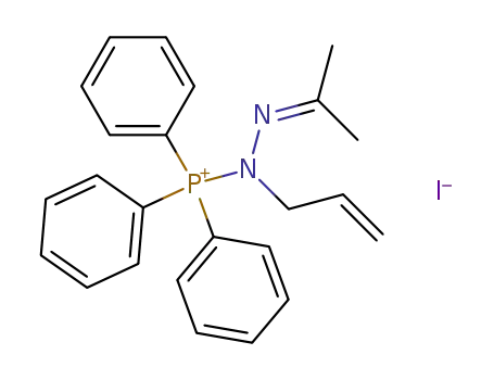 α-Allyl-Nβ-isopropyliden-hydrazino>-triphenyl-phosphoniumiodid