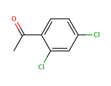 2234-16-4,2',4'-Dichloroacetophenone,Acetophenone,2',4'-dichloro- (6CI,7CI,8CI);1-(2,4-Dichlorophenyl)ethanone;NSC 33945;o,p-Dichloroacetophenone;p-Chloro-2-chloroacetophenone;Ethanone,1-(2,4-dichlorophenyl)-;2-Acetyl-5-chlorophenyl chloride;