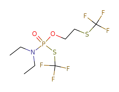 O-2-(S-trifluoromethyl)ethyl S-trifluoromethyl N,N-diethylamidophosphorothioate