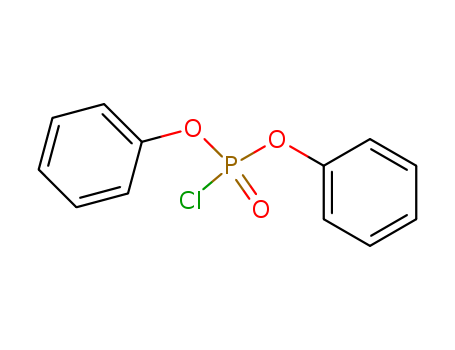 2524-64-3,Diphenyl chlorophosphate,Phenylphosphorochloridite (6CI,7CI);Chlorodiphenoxyphosphine oxide;Chlorophosphonicacid diphenyl ester;DPC (flame retardant);Diphenoxychlorophosphineoxide;Diphenyl chlorophosphate;Diphenyl chlorophosphonate;Diphenylphosphochloridate;Diphenyl phosphorochlorate;Diphenyl phosphorochloridate;Diphenylphosphoric acid monochloride;Diphenylphosphoryl chloride;NSC 43771;O,O-Diphenyl chlorophosphate;Phenyl phosphorochloridate ((PhO)2ClPO);Phosphoric acid chloride diphenyl ester;