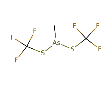 bis(trifluoromethylthio)methylarsine