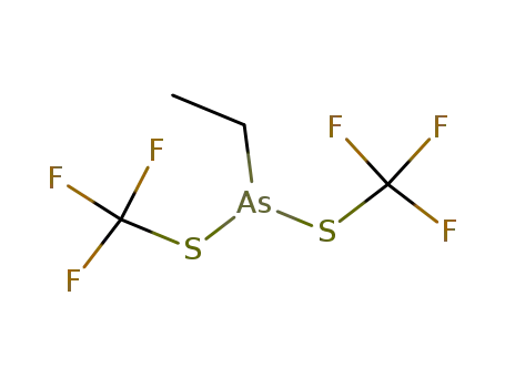 ethyl bis(trifluoromethylthio)arsine