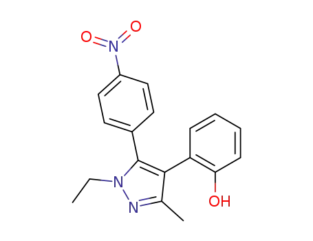 2-[1-Ethyl-3-methyl-5-(4-nitro-phenyl)-1H-pyrazol-4-yl]-phenol