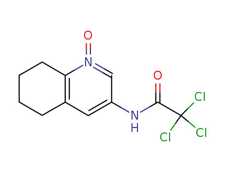 3-Trichloroacetylamino-5,6,7,8-tetrahydroquinoline-1-oxide
