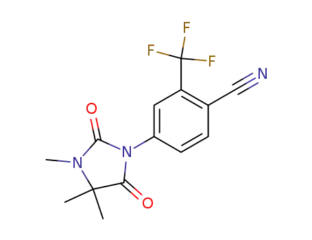 4-(3,4,4-trimethyl-2,5-dioxo-1-imidazolidinyl)-2-trifluoromethyl-benzonitrile