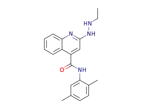 2-(N'-Ethyl-hydrazino)-quinoline-4-carboxylic acid (2,5-dimethyl-phenyl)-amide