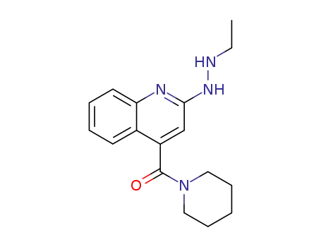 [2-(N'-ethyl-hydrazino)-quinolin-4-yl]-piperidin-1-yl-methanone