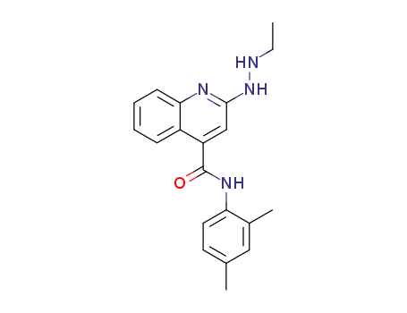 2-(N'-ethyl-hydrazino)-quinoline-4-carboxylic acid (2,4-dimethyl-phenyl)-amide
