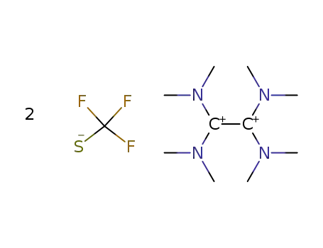 tetrakis(dimethylamino)ethanebis(ylium) bis(trifluoro-methanethiolate)