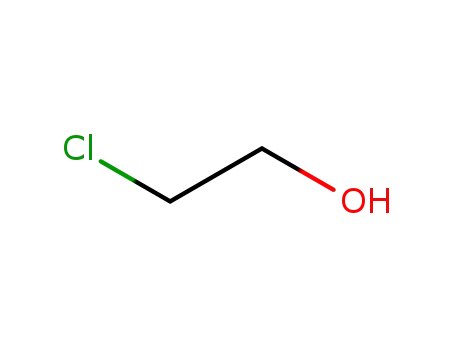Molecular Structure of 107-07-3 (2-Chloroethanol)