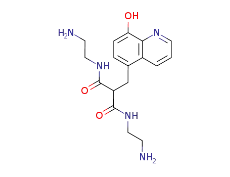 N,N'-bis(2-aminoethyl)-2-(5-methyl-8-hydroxyquinoline) malondiamide