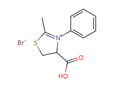 4-carboxy-2-methyl-3-phenyl-Δ2-thiazolinium bromide