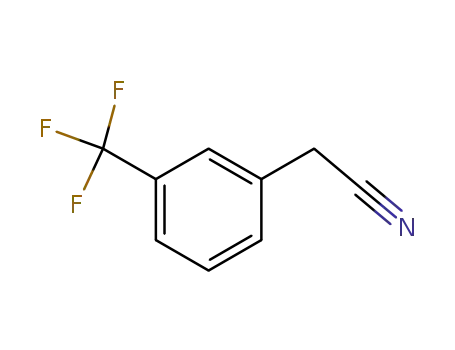 Molecular Structure of 2338-76-3 (3-Trifluoromethylbenzylcyanide)