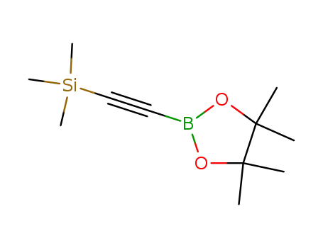 4,4,5,5-tetramethyl-2-trimethylsilanylethynyl-[1,3,2]dioxaborolane