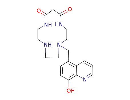 4-[5'-(8'-hydroxyquinoline)]methylene-1,4,7,10-tetraaza-cyclotridecane