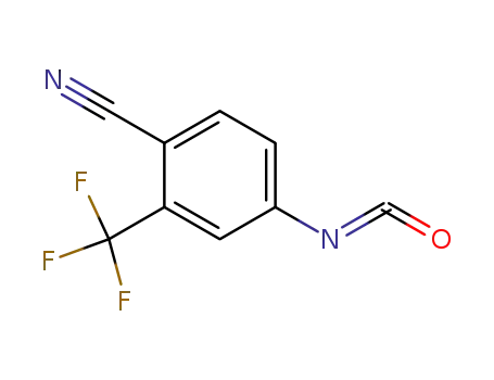 Molecular Structure of 143782-18-7 (Benzonitrile, 4-isocyanato-2-(trifluoromethyl)-)