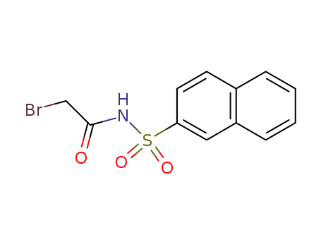 2-bromo-N-(naphthalen-2-ylsulfonyl)acetamide