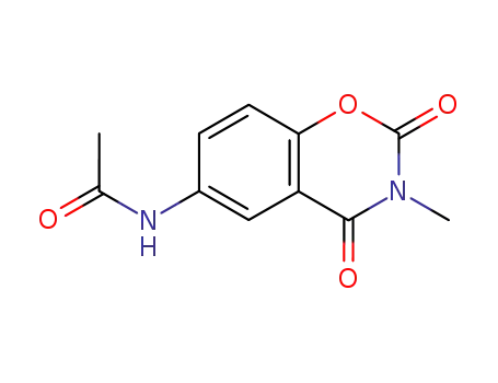 6-acetylamino-3-methyl-benzo[e][1,3]oxazine-2,4-dione