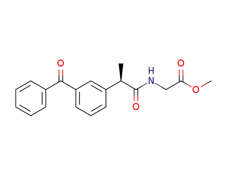 [(R)-2-(3-Benzoyl-phenyl)-propionylamino]-acetic acid methyl ester