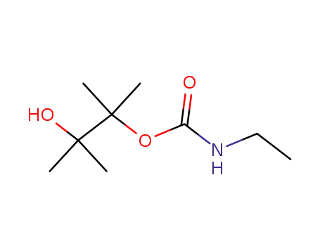 Molecular Structure of 743477-27-2 (Carbamic acid, ethyl-, 2-hydroxy-1,1,2-trimethylpropyl ester (9CI))