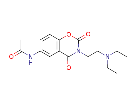 6-acetylamino-3-(2-diethylamino-ethyl)-benzo[e][1,3]oxazine-2,4-dione