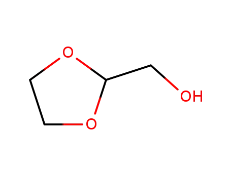 Molecular Structure of 5694-68-8 (2-HYDROXYMETHYL-1,3-DIOXOLANE)