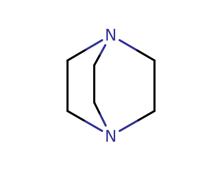 280-57-9,Triethylenediamine,Thancat TD 33A;Toral SM 2;Toyocat L 33;Toyocat TEDA L 33;Triethylenediamine;1,4-Ethylenepiperazine;33LV;A 33;AE 33;Activator 105E;Bicyclo[2.2.2]-1,4-diazaoctane;D 33LV;DABCO Crystal;Dabco;Dabco 33LV;Dabco 3LV;Dabco Crystalline;Dabco L 1202;Dabco S 25;Jeffcat TD 100;Kaolizer 31;L 33;L 33E;LC 96003;LV 33;Minico L1020;N,N'-endo-Ethylenepiperazine;NSC 56362;Niax A 33;PC CAT TD 33;PC-TD;Polycat 33LV;TD 100;TED;TEDA;Teda L 33;Tegamine 33;Tego Amine;Tegoamin33;Texacat TD 100;Texacat TD 33;Thancat TD 33;