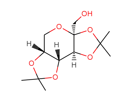 Molecular Structure of 20880-92-6 (Diacetonefructose)