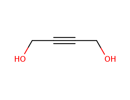 110-65-6,2-Butyne-1,4-diol,1,4-Butynediol;1,4-Dihydroxy-2-butyne;2-Butynediol;Bis(hydroxymethyl)acetylene;Butynediol;NSC 834;2-Btyne-1,4-diol;