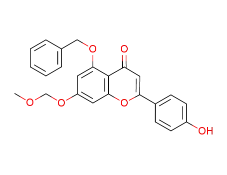 5-(benzyloxy)-2-(4-hydroxyphenyl)-7-(methoxymethoxy)-4H-chromen-4-one