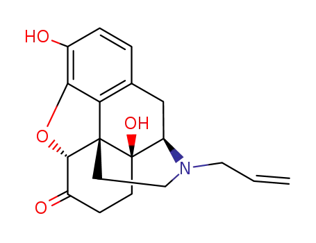 Molecular Structure of 465-65-6 (Naloxone)