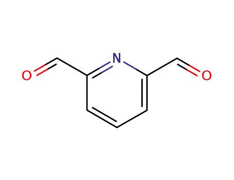 Molecular Structure of 5431-44-7 (2,6-Pyridinedicarboxaldehyde)