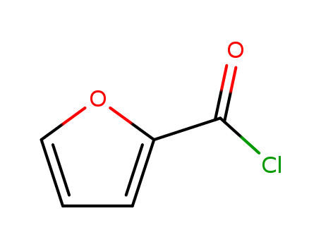 527-69-5,2-Furoyl chloride,2-Furoylchloride (6CI,7CI,8CI);2-(Chlorocarbonyl)furan;2-(Chloroformyl)furan;2-Furancarboxylic acid chloride;2-Furanoic acid chloride;Furan-2-carboxylic chloride;Pyromucyl chloride;a-Furoic chloride;