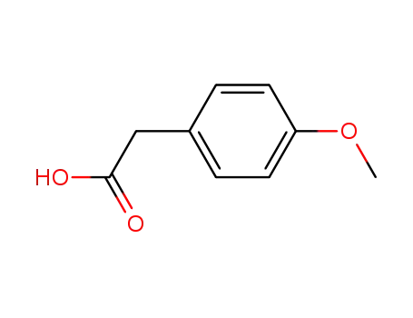 Molecular Structure of 104-01-8 (4-Methoxyphenylacetic acid)