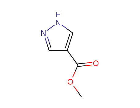 Molecular Structure of 51105-90-9 (Methyl 1H-pyrazole-4-carboxylate)